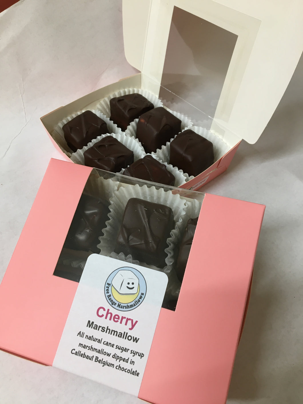 Chocolate Covered Cherry Marshmallows